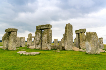 Fototapeta na wymiar Stonehenge under Dramatic Sky 