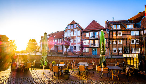 old town of stade in north germany