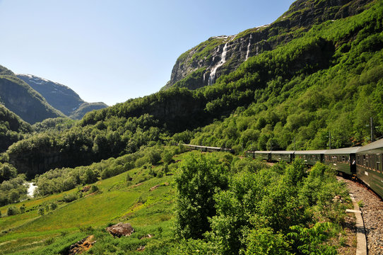 Flambahn in Norwegen