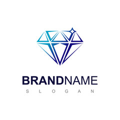 Shining Diamond Log Design Template