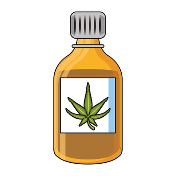 cannabis martihuana sativa hemp cartoon