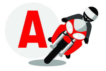 new license for bikers, Learner french driver sticker