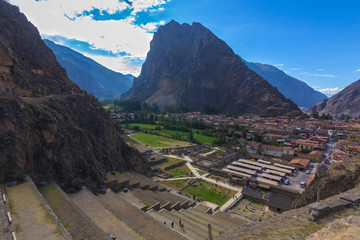 Ollantaytambo, Inca ruins of Ollantaytambo, Sacred Valley of the Incas. Peru.