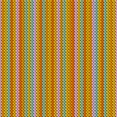 Handmade vertical stripes knitted texture 