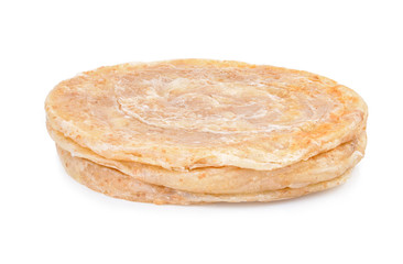 Roti dough, isolated from white background