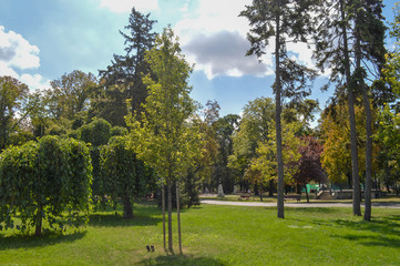 Beauty of Kalemegdan park in Belgrade Serbia.