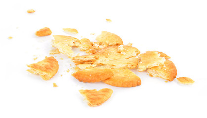 Biscuits  on white background
