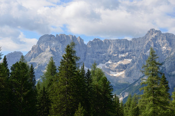 Fototapeta na wymiar Mount Cristallo