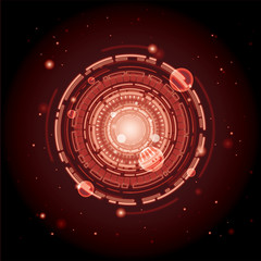 ABSTRACT FUTURIST RED © PanGrafik