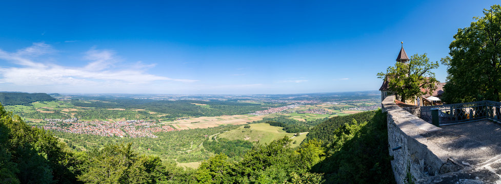 Panorama Burg Teck