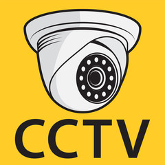 Surveillance CCTV video camera sign
