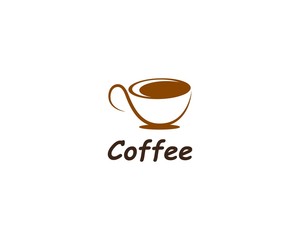 Coffee cup Logo Template vector icon design