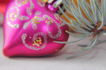 Colors of Christmas and New Year mood.