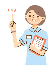 看護師　上半身