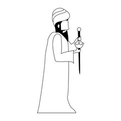 merry christmas nativity christian cartoon in black and white