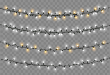 Christmas lights. Xmas string