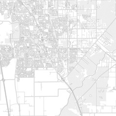 Fototapeta na wymiar Elk Grove, California, USA, bright outlined vector map