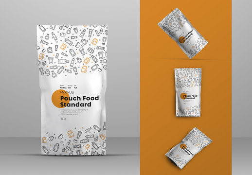4 Food Pouch Mockups