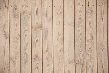 Fototapeta na wymiar Background texture of old beige painted wooden lining boards wall