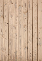 Fototapeta na wymiar Background texture of old beige painted wooden lining boards wall