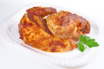Halbes Hähnchen