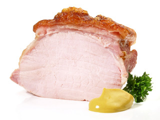 Schweinebarten mit Kruste