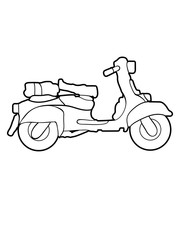 clipart fahren elektro roller führerschein bestanden prüfung motorrad cool design schnell rasen spaß liebe hobby fahrzeug logo kaufen