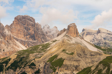 Sextner Dolomiten bei den drei Zinnen in Italien