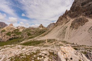 Sextner Dolomiten bei den drei Zinnen in Italien