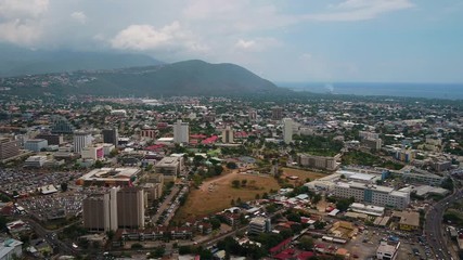 Aerial Jamaica Kingston March 2019 Sunny Day 30mm 4K Inspire 2  Aerial video of downtown Kingston in Jamaica on a sunny day