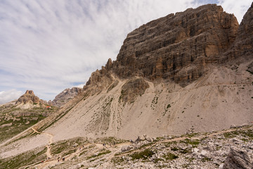 Fototapeta premium Sextner Dolomiten bei den drei Zinnen in Italien