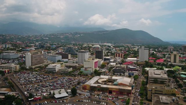 Aerial Jamaica Kingston March 2019 Sunny Day 30mm 4K Inspire 2  Aerial video of downtown Kingston in Jamaica on a sunny day