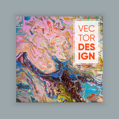 Modern artwork. Mixture of acrylic paints. Liquid marble texture. Fluid art. Applicable for design cover, presentation, invitation, flyer, annual report, poster and business card, desing packaging.