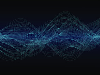 EPS 10 vector. Futuristic colorful background. Backdrop with lines and waves.