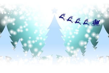 Fototapeta na wymiar #Background #wallpaper #Vector #free #christmas #Xmas merry christmas,eve,fir tree,message,greeting card,santa claus,gift,white snowflakes,winter,event,party クリスマスカード,メッセージカード,無料素材,光,キラキラ,イベント