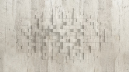 Fototapeta premium Volumetric texture abstract background. 3d illustration, 3d rendering.