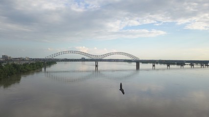 bridge over the Mississippi delta