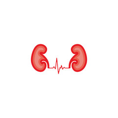 The Symbol Kidney Design Vectors Template