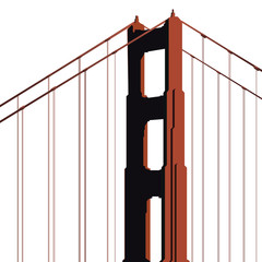 golden gate bridge tower