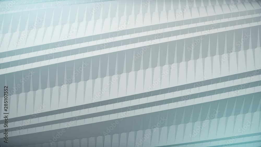 Poster abstraction of rotating geometric spiral in 3d rendering on white background. animation. modern loop