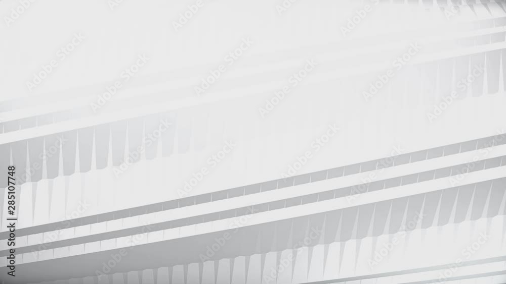 Poster abstraction of rotating geometric spiral in 3d rendering on white background. animation. modern loop