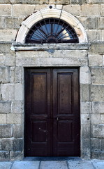 door of an old Greek church