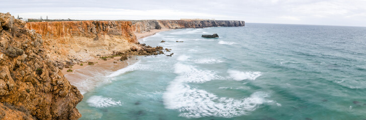Beach around Algarve, Sagres