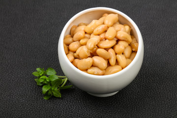 Baked white bean