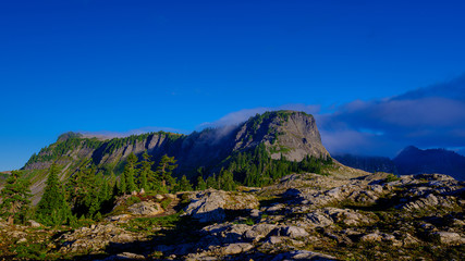 Tower Mountain near Mt Baker Cascades Washington