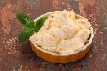 Curd with dry apricot