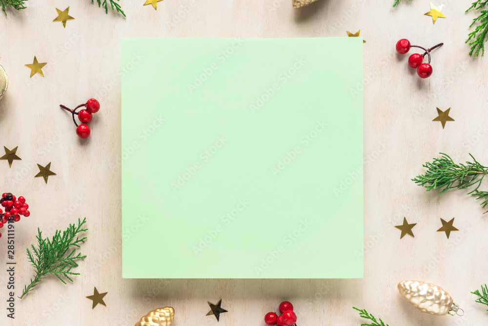 Sticker christmas background