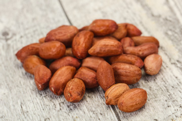 Raw peanut heap - for roast