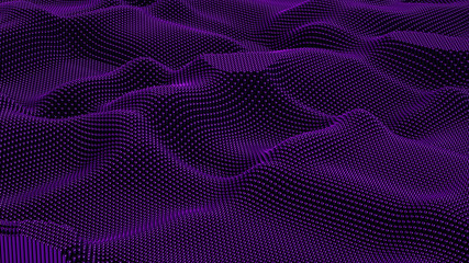 Naklejka premium Technology geometry black background. 3d illustration, 3d rendering.