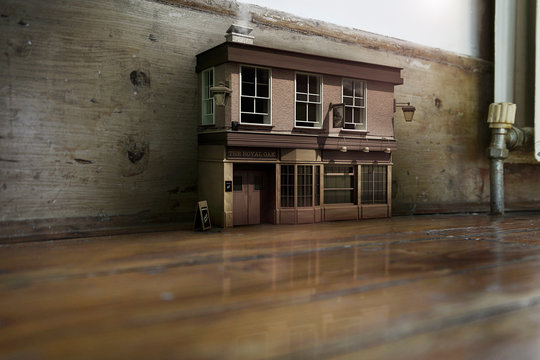 Mouse hole made like a pub